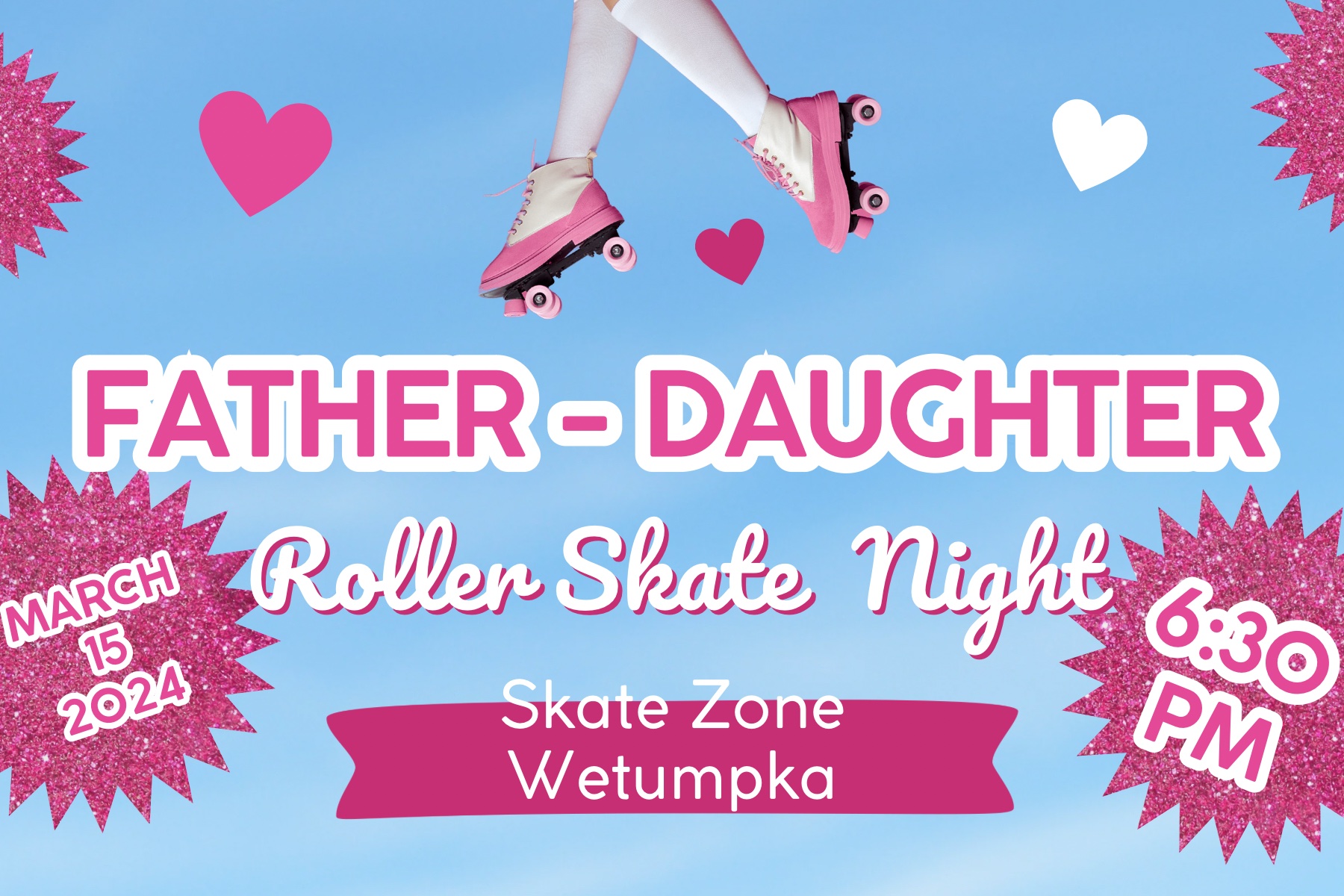 Father Daughter Roller Skate Night Eastmont Baptist Church