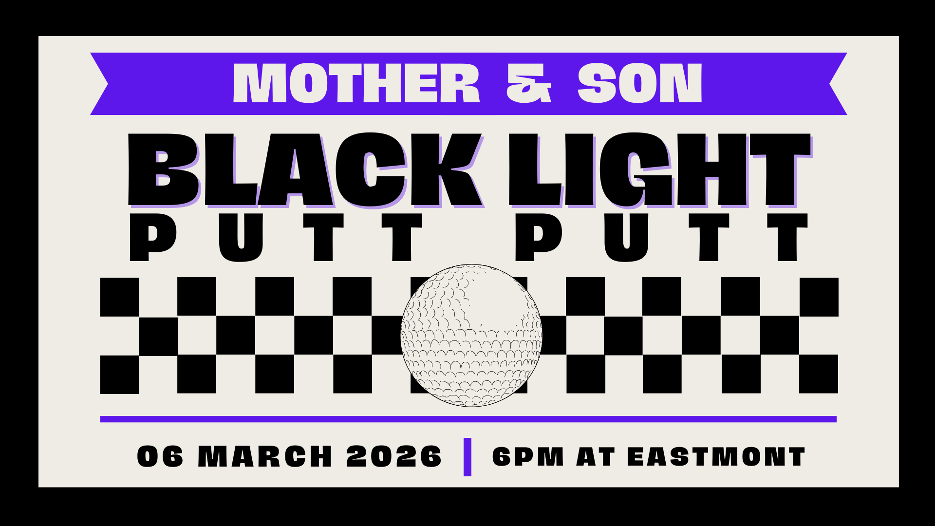 Mom and Son Blacklight Putt-Putt 1 Mom and Son Blacklight Putt-Putt 1